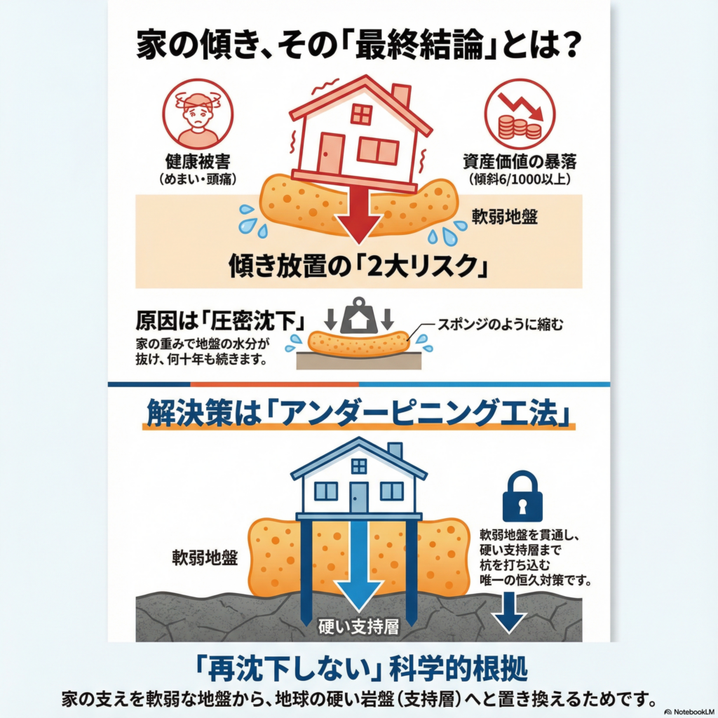 沈下修正　アンダーピニング