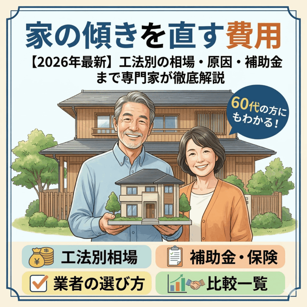 家　傾き　費用　サムネイル