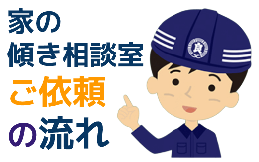 家の傾き相談室 ご依頼の流れ